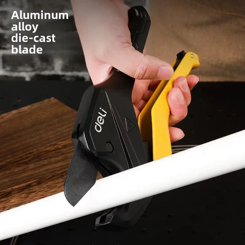 Deli PEX Cutter PVC-Rohrschneider und Schlauchschneider in Schwarz mit 33 mm Schnittkapazität für PPR, PE, PP und Gummischläuche - Bild 5