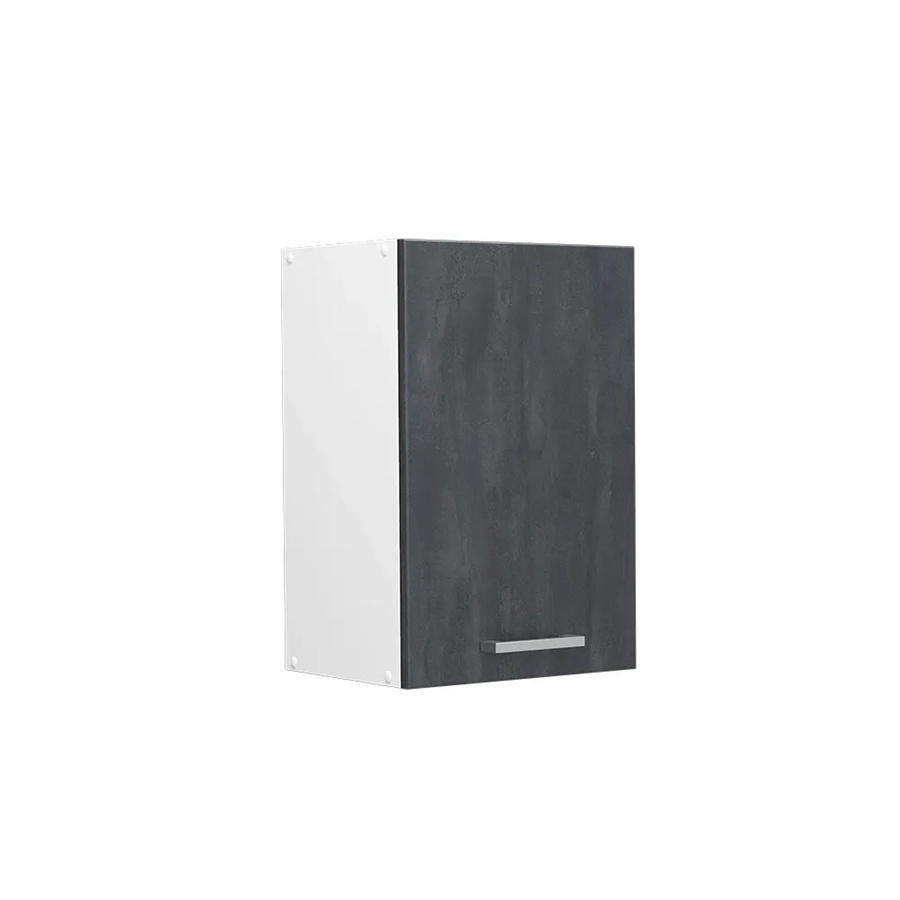 Vicco Hängeschrank R-Line Küchenschrank Schwarz Beton Weiß B: 40 cm, H: 60 cm, T: 31 cm - Bild 2