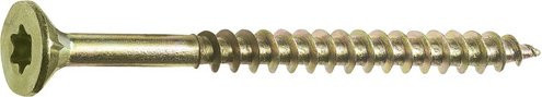 GECCO Spanplattenschrauben Torx in Gold, 1000 Stück, Durchmesser: 3,5 mm, Länge: 45 mm - Bild 1