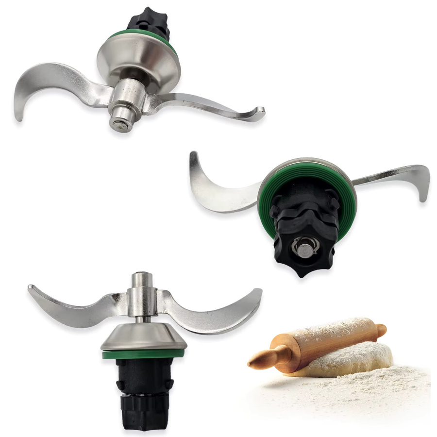 Vorwerk Edelstahl-Knetklinge für TM5, TM6 und TM7 in Silber zur Teigbearbeitung und Pastenherstellung - Bild 5