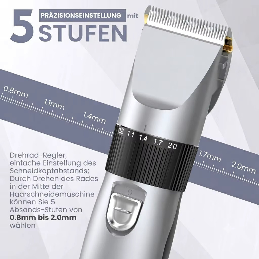 Sejoy Haarschneidemaschine für Herren, silber - Bild 4