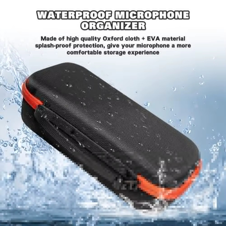 JBL PartyBox Wireless Reise-Tragetasche mit EVA-Aufbewahrung für zwei Mikrofonsysteme, Schwarz - Bild 6