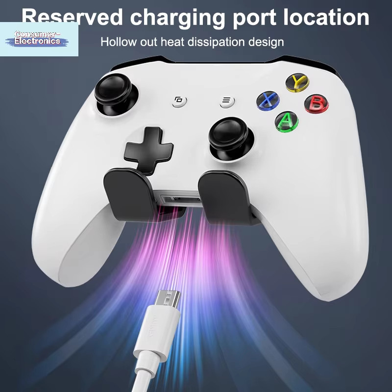 SD&HI Universeller Wandhalter für Spielcontroller und Headsets, Aufbewahrungsregal für Nintendo Switch Pro, Schwarz - Bild 2