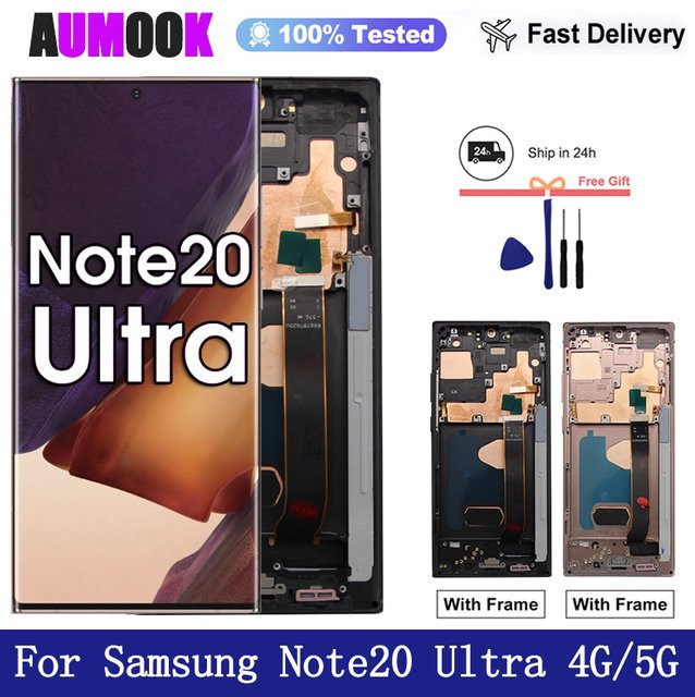 Samsung Galaxy Note20 Ultra 5G AMOLED Display mit Touch Screen Ersatz LCD Display in Schwarz - Bild 1