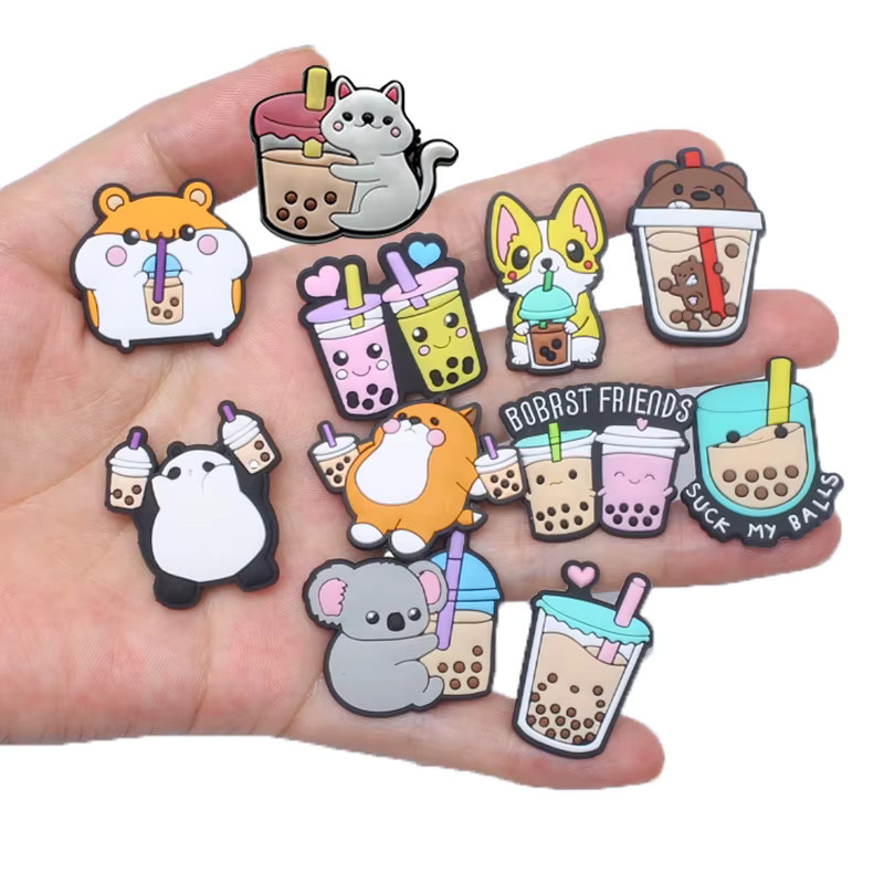 Lanxi League Charms, Boba Milch Tee Katze Kaffee, Kinder - Bild 2