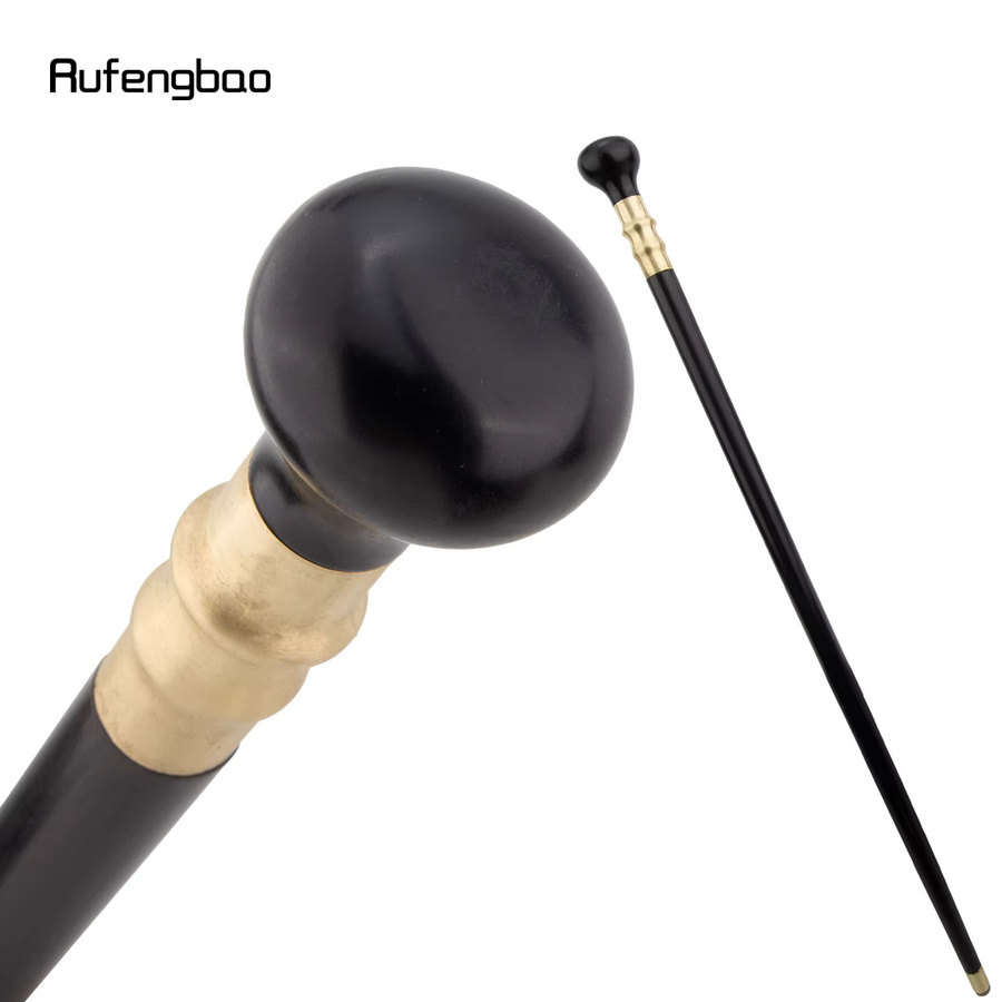 Rufengbao Gehstock aus Holz in Schwarz im traditionellen Stil, Höhe: 92 cm - Bild 2