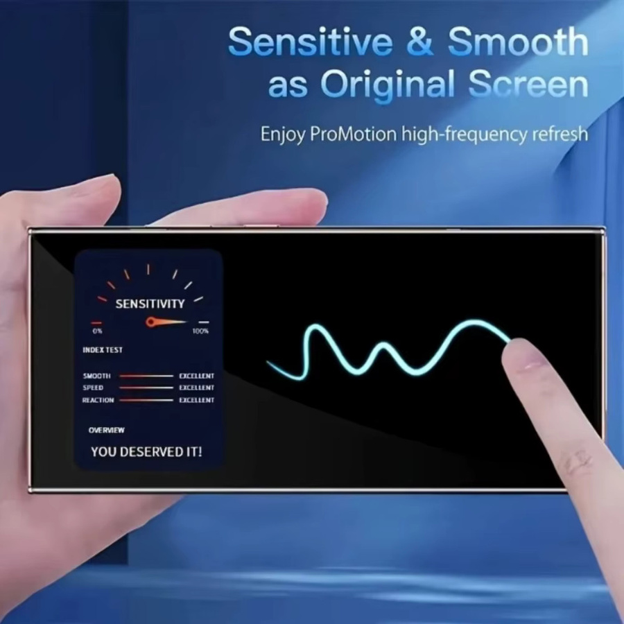 2 Stück Displayschutzfolie aus gehärtetem Glas für Samsung Galaxy S26 Ultra, S26 Plus und S26, transparent - Bild 4