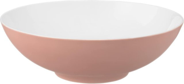 Seltmann Weiden Salatschüssel Life Fashion aus Keramik in Weiß und Pink Durchmesser: 30 cm - Bild 1