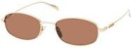 Gucci GG 1940S Sonnenbrille, Rund, Vollrand, Metall, Herren, Gold, Braun - Bild 1