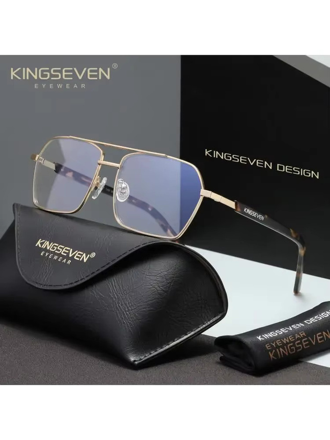 KINGSEVEN Computer Schutzbrille, Vollrand, Square, Unisex - Bild 3