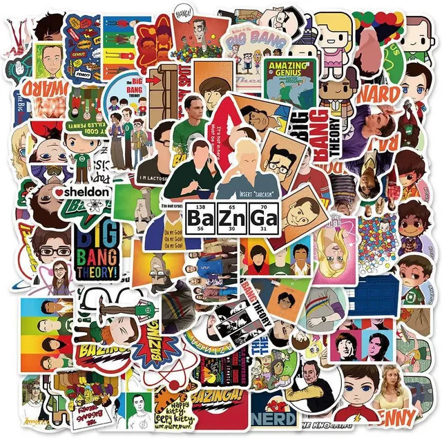 GOGOTU Die Big Bang Theory Aufkleber, 100-teiliges Set - Bild 1
