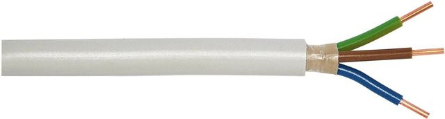 Emskabel Feuchtraumleitung NYM-J 3 x 1,5 mm² in Grau, 500 m - Bild 1
