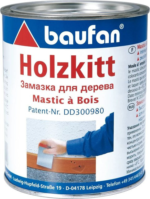 Baufan Holzkitt weiß 1 kg - Bild 1