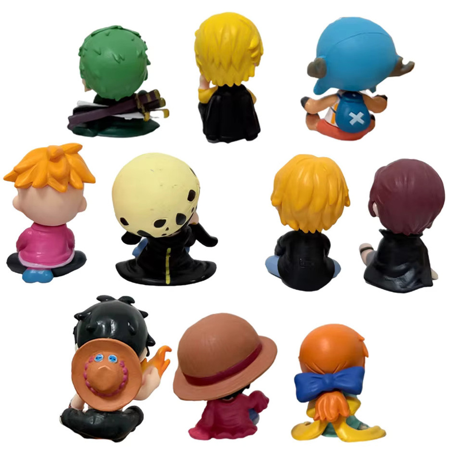 Bandai One Piece Figurenset, 10-teiliges Set, Action Figuren, Kunststoff - Bild 2