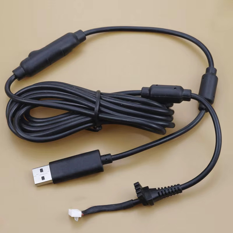 JCD USB-Ladekabel für Xbox 360 Wireless und Wired Controller sowie PC, Breakaway Verlängerungskabel, Schwarz/Grau - Bild 2