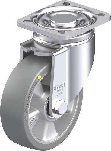 Blickle Lenkrolle 614131 LH-ALTH 125K-1-AS in Silber und Grau mit 125 mm Rad-Durchmesser und einer Tragfähigkeit von max. 550 kg - Bild 1