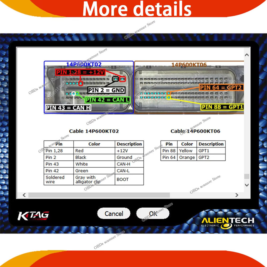 KTAG 2.25 Programmiersoftware für ECU Chip-Anpassung und BDM-Diagnose V7.020 - Bild 4