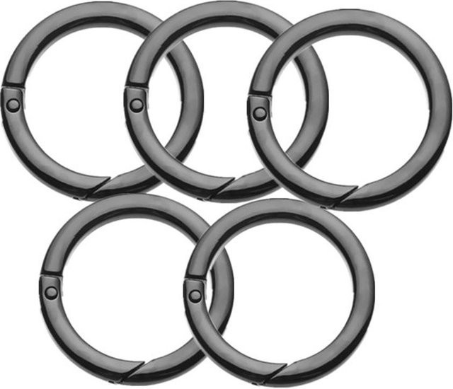 Zhongluo Schlüsselanhänger, Karabinerhaken, schwarz, Herren - Bild 1