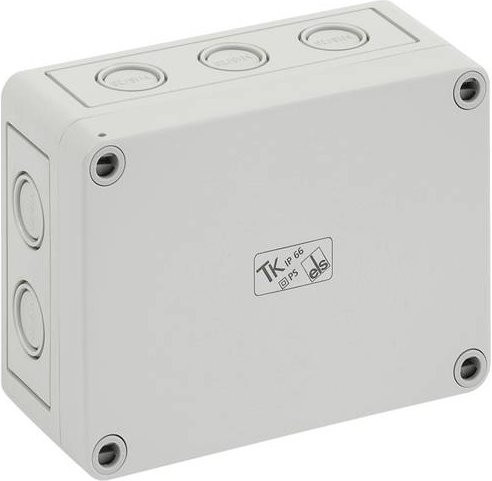 Spelsberg Installations-Gehäuse TK PS 1309-6-m aus Polystyrol in Lichtgrau, B/T/H: 13,0 x 9,4 x 5,7 cm - Bild 1