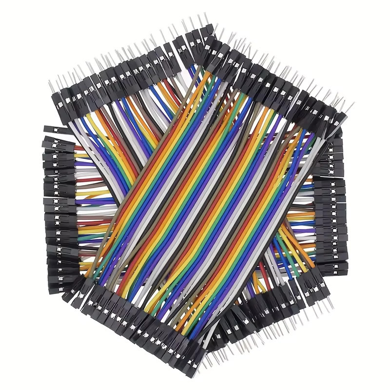 AOKIN Dupont-Kabel Set in 3 Varianten, 40-Pin Jumper-Kabel für DIY-Projekte, Mehrfarbig, Länge: 20 cm - Bild 2