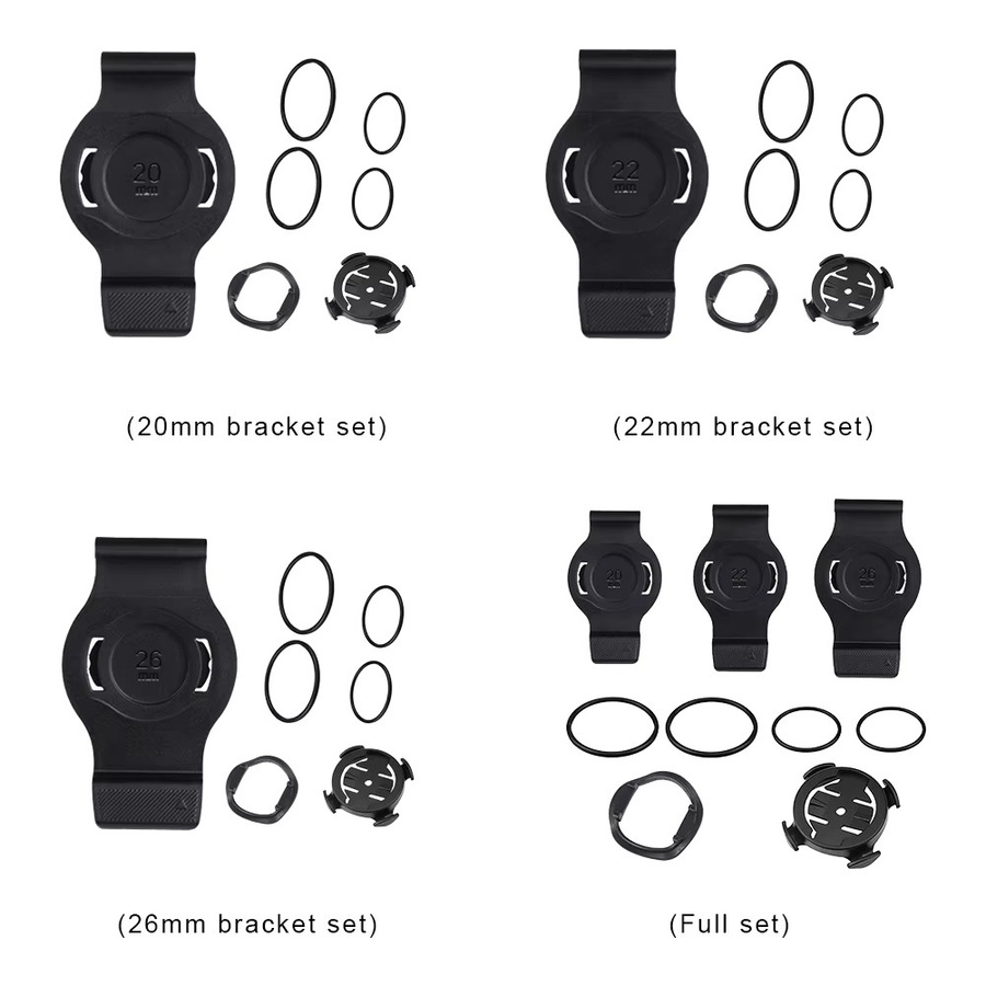 Garmin QuickFit MTB Fahrradhalterung für Fenix 3/5/6/7 und MK1/2 in Schwarz mit 20/22/26mm Befestigung - Bild 1