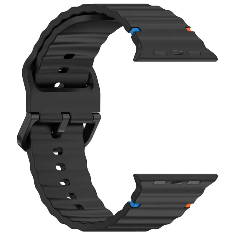 Sportarmband Silikon, Schwarz, Unisex - Bild 2