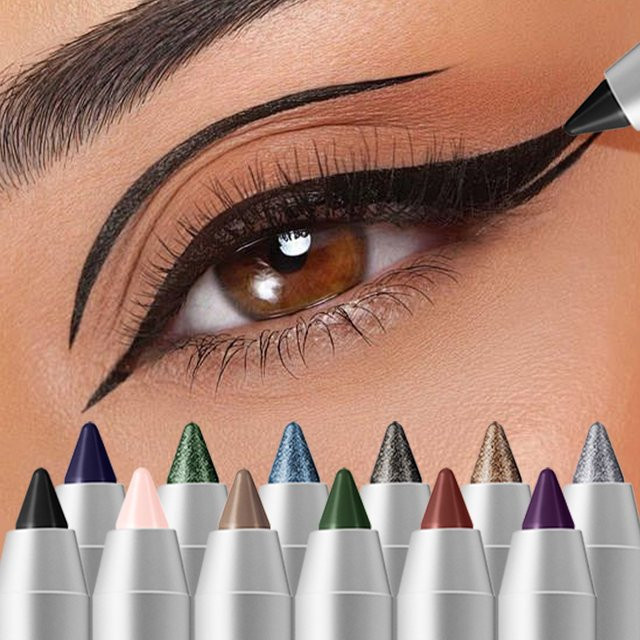 ibcccndc Eyeliner-Stift, 12 Farben, wasserfest, Unisex - Bild 1