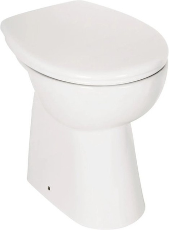Calmwaters Stand-WC Elements Wellness spülrandlos mit WC-Sitz und Absenkautomatik in Weiß