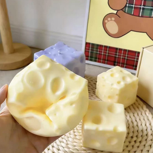 NEEDOH Kreativer Käse-Clip, handgefertigter Ball, sensorisches Druckentlastungsspielzeug - Bild 1