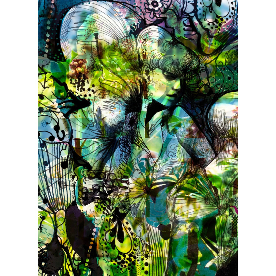 Komar Fototapete Aphrodite's Garden Multicolour B: 184 cm, H: 254 cm - Bild 2