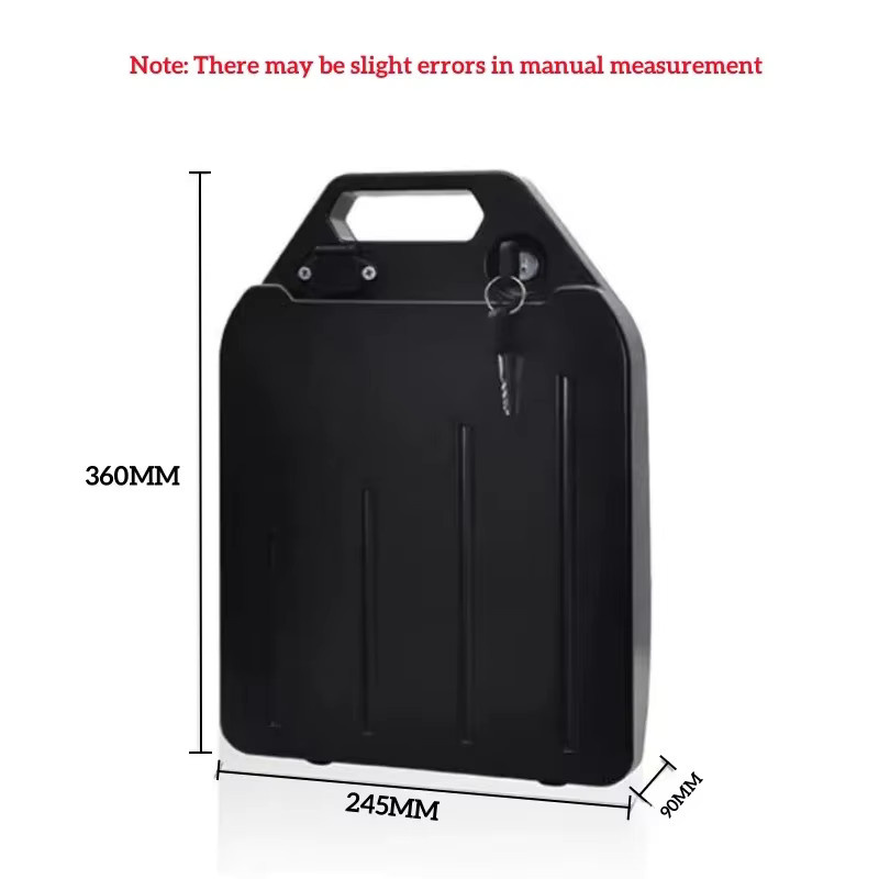 Aimjin Lithium-Ionen-Akku 60 V 20 Ah/30 Ah für Harley Citycoco Motorrad, Schwarz - Bild 5