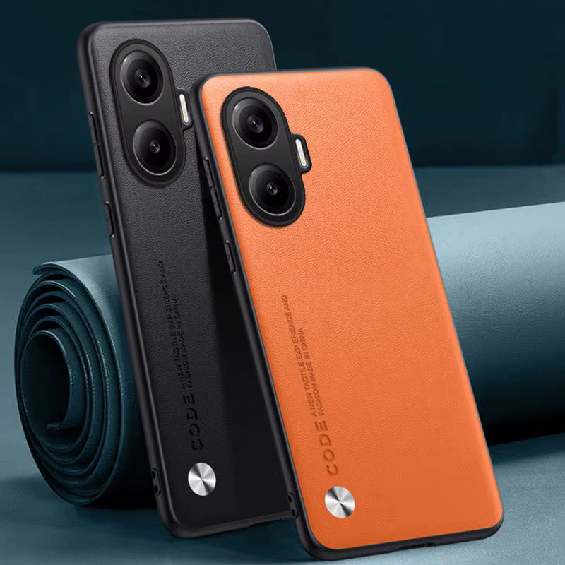 Luxuriöse Business-Schutzhülle aus PU-Leder für Xiaomi POCO X8 Pro Max X7 F8 Ultra F7 M8 M7 Pro 5G in Schwarz - Bild 2