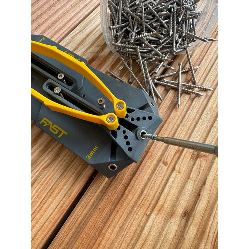 FAST Terrassenschrauben Deck Tool aus Edelstahl in Silber, Durchmesser: 4,8 mm, Länge: 75 mm, 500 Stück - Bild 2
