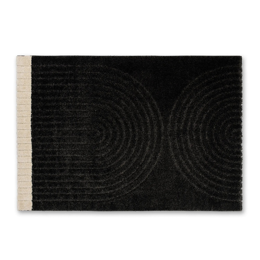 Schöner Wohnen Teppich Winsome Halbrund Schwarz B: 140 cm, T: 200 cm - Bild 2