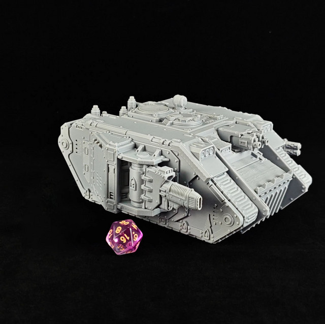 HENGSHI Panzer-Miniaturmodell, Dunkle Gothic-Sci-Fi-Stil, Weltraum, Kunststoff, Grau - Bild 1