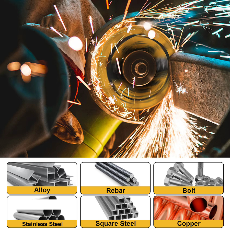 NuoDunco Mini-Diamant-Trennscheibe 3 Zoll gelötet zum Schneiden von Metall und Holz für Winkelschleifer - Bild 5