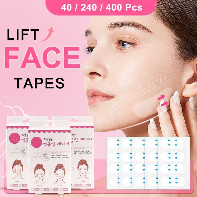 MERALL Face Lift Tapes, Unsichtbare Facelift Aufkleber, Unisex - Bild 1