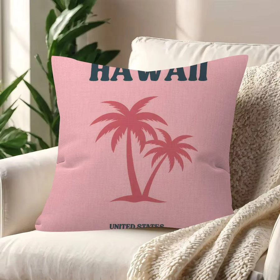 KAYOU Kissenbezug Boho Sommer Design in Pink, B/H: 45 x 45 cm - Bild 4