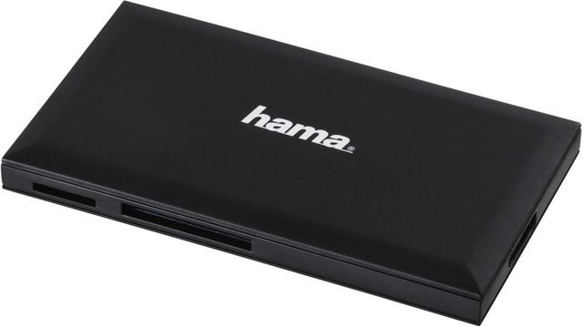 Hama USB 3.0 Multi-Kartenleser für SD, microSD, CF und MS in Schwarz - Bild 1