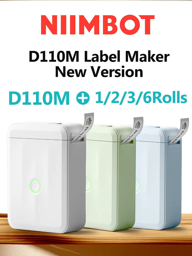 Niimbot D110 Smart Tragbarer Thermo Etikettendrucker Mini Pocket Sticker Maker für Büro und Zuhause - Bild 4