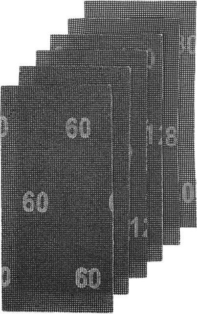 LUX-TOOLS Gitterleinen-Set 6-teilig Schwarz B: 23,0 cm, H: 11,5 cm - Bild 1