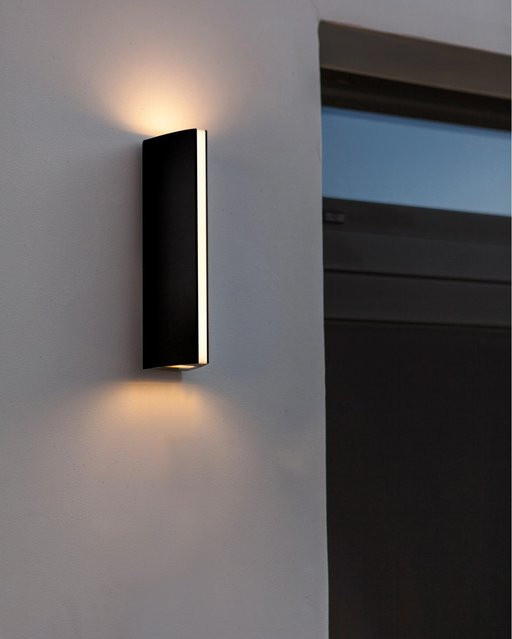 Lutec Leo LED-Außenwandleuchte in Anthrazit mit Up-Down-Lichtfunktion - Bild 2