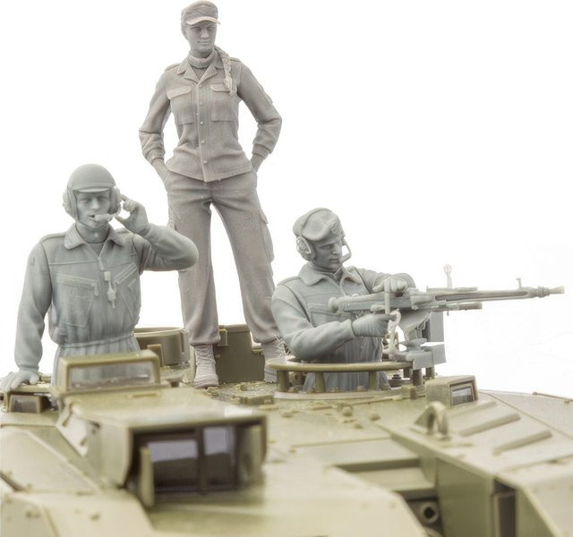 GK Tank Crew II, Harzmodellfigur Soldat, Militärthema, 3er-Set - Bild 1