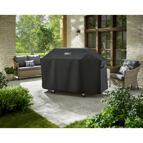 Weber Premium Abdeckhaube für Genesis II 400-Serie und Genesis SPX/E/S 435 Gasgrills, schwarz - Bild 2