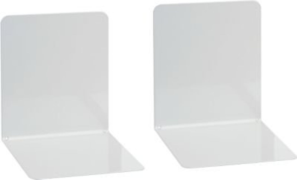 MAUL Buchstützen aus Metall in L-Form, grau - Bild 1