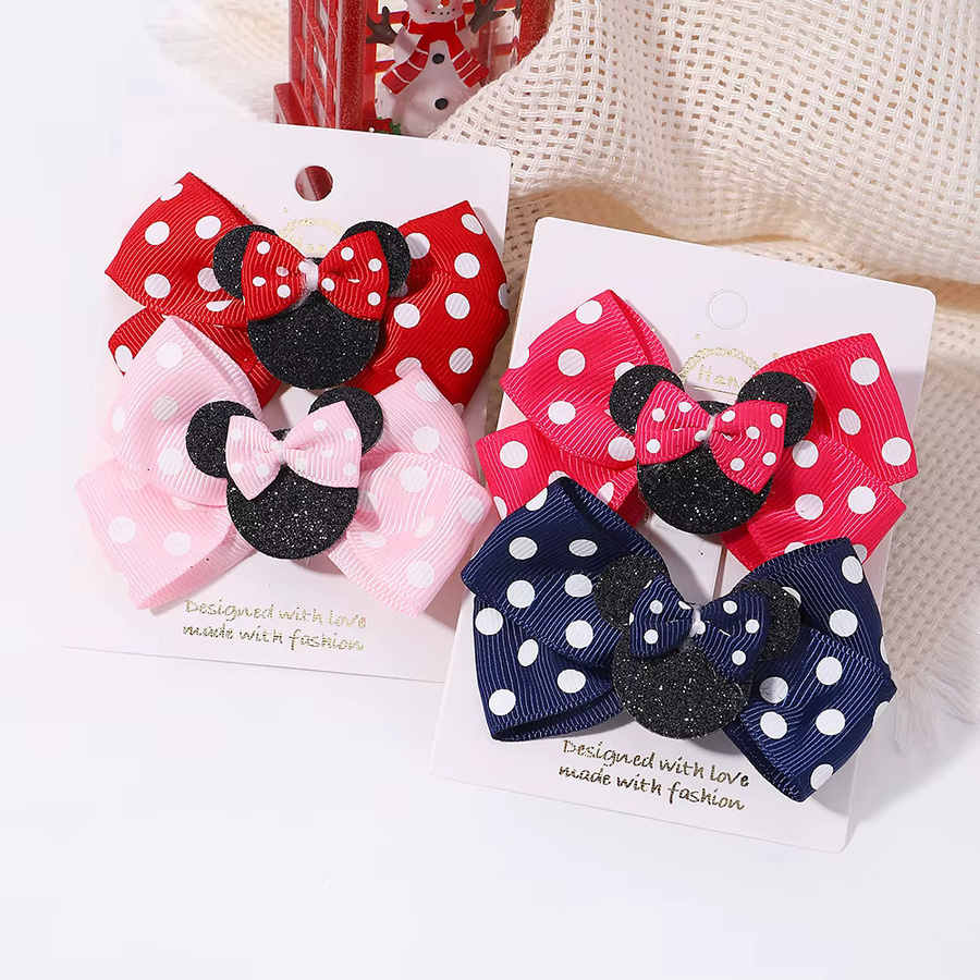 BABY BOWS Haarspange, Schleife, Polka Dot Muster, Kinder - Bild 5