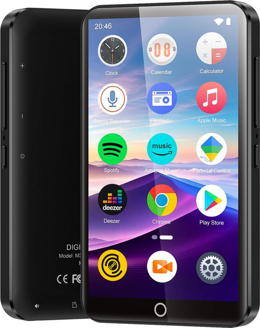 Joliker Digitaler HIFI-Musikplayer mit 96 GB Speicher, 4,02-Zoll-Touchscreen, Bluetooth und WLAN in Schwarz - Bild 1