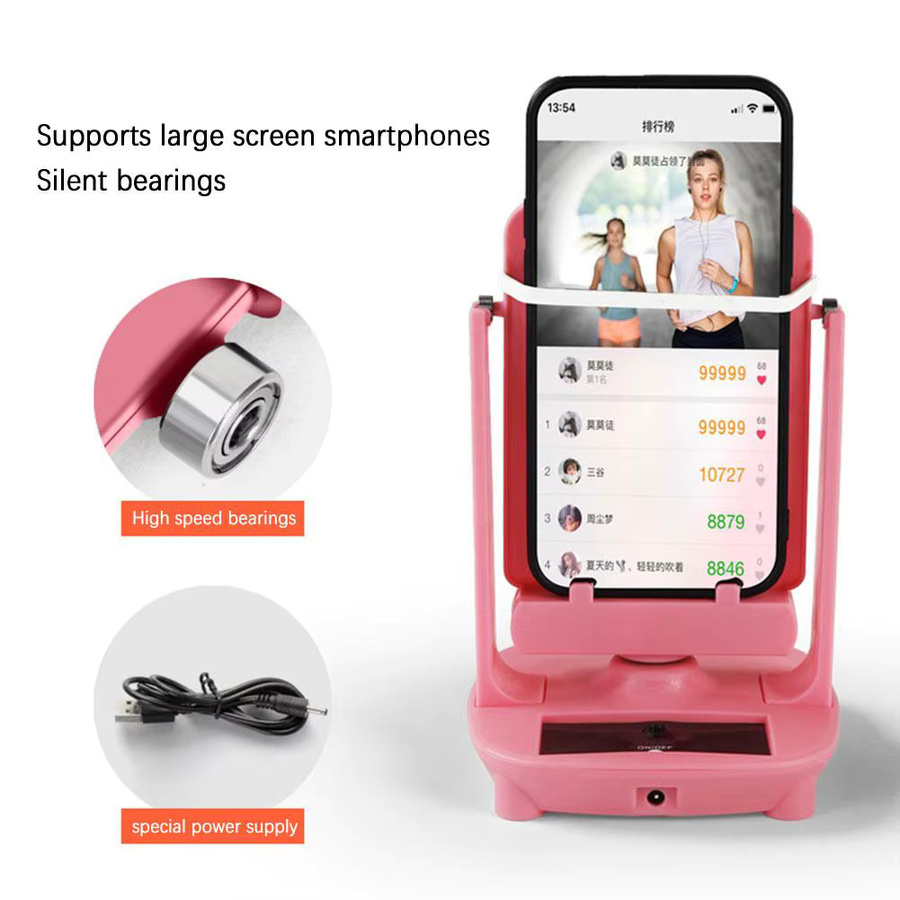 Automatischer Handy Walking Swing Shaker Schrittzähler Halter für alle Smartphones in Pink oder Schwarz - Bild 3