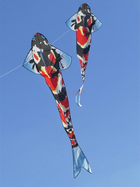 Binchi Koi-Fisch-Drachen, Drachen, Grau, ab 3 Jahren - Bild 1