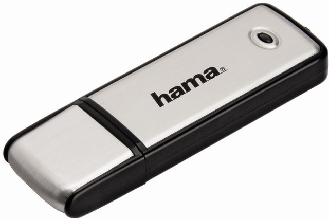 Hama USB-Stick Fancy USB 2.0 mit 32 GB in Schwarz/Silber - Bild 1